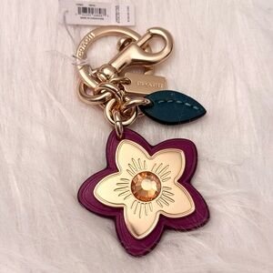 NWT Coach Wildflower Bag Charm CR925